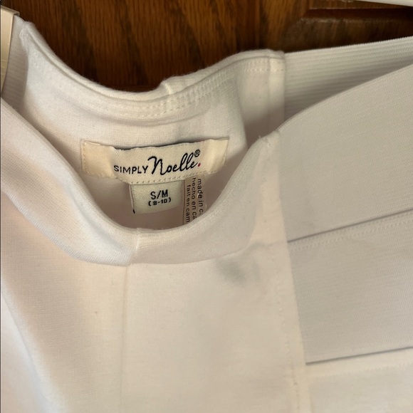 Simply Noelle White Leggings S/M NWT - Picture 6 of 9